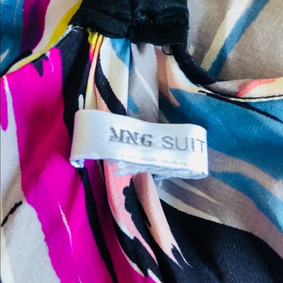 Mng mango silk tank abstract pink art Large office - Picture 5 of 6